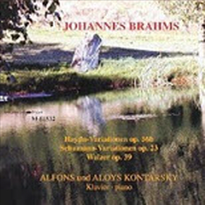 브람스 : 하이든 변주곡 & 슈만 변주곡, 왈츠 Op.39 (Brahms : Variations uber ei Thema von Joseph Haydn Op.56b)(CD) - Alfons und Aloys Kontarsky