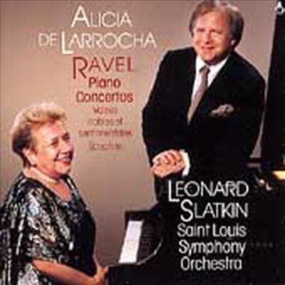 라벨 : 두 개의 피아노 협주곡 (Ravel : Piano Concertos)(CD) - Alicia De Larrocha