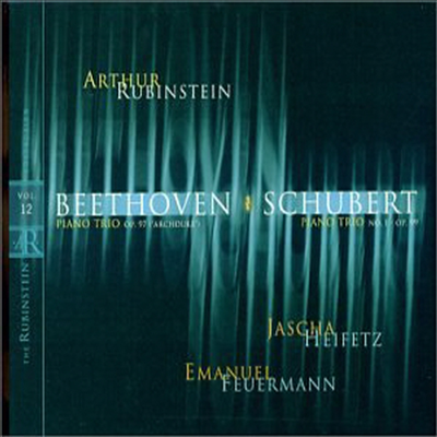 베토벤 : 피아노 삼중주 '대공', 슈베르트 : 피아노 삼중주 1번 (Beethoven : Piano Trio Op.97 'Archduke' & Schubert : Piano Trop No.1 Op.99 (Rubinstein Collection, Vol.12)(CD) - Arthur Rubinstein