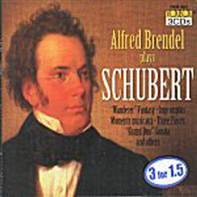 슈베르트 : 방랑자 환상곡, 즉흥곡, 리스트 : 피아노와 관현악을 위한 방랑자 환상곡 (Schubert : Wanderer Fantasy, Impromptus, Franz Liszt : Wanderer Fantasy for Piano and Orchestra) (3CD) - Alfred Brendel