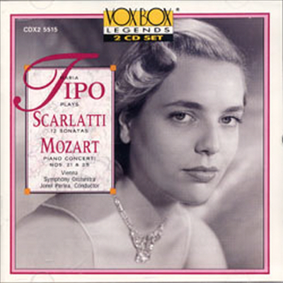 스카를라티 : 12개의 소나타, 모차르트: 피아노 협주곡 21, 25번 (Scarlatti : 12 Sonatas, Mozart : Piano Concertos Nos.21, 25) (2CD) - Maria Tipo