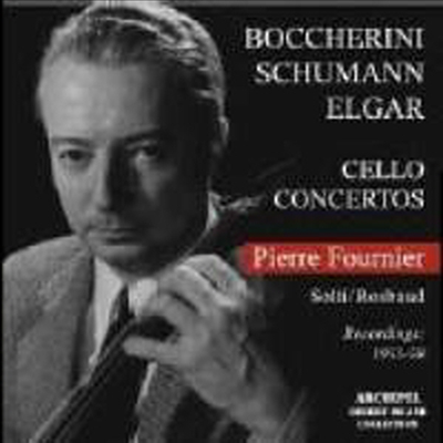보케리니, 슈만 & 엘가 : 첼로 협주곡 (Elgar, Boccerini & Schumann : Cello Concertos)(CD) - Pierre Fournier
