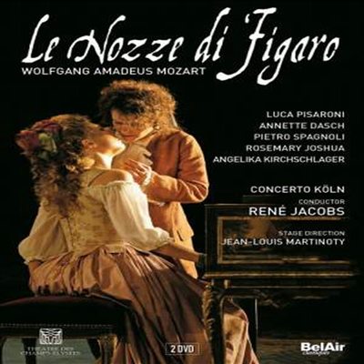 모차르트: 오페라 '피가로의 결혼' (Mozart: Opera 'Le nozze di Figaro, K492') (2DVD) (2017) - Rene Jacobs