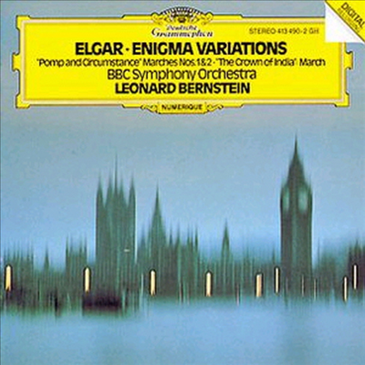 엘가 : 이니그마 변주곡, 위풍당당 행진곡 (Elgar : Enigma Variations, Pomp And Circumstance Marches)(CD) - Leonard Bernstein