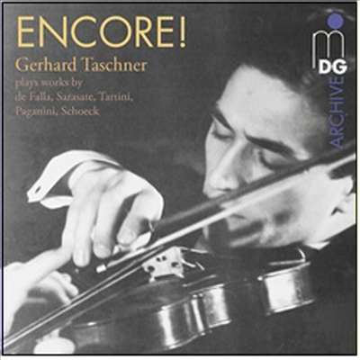 게르하르트 타슈너의 바이올린 앙코르 (Gerhard Taschner - Violin Encore) (180g)(LP) - Gerhard Taschner