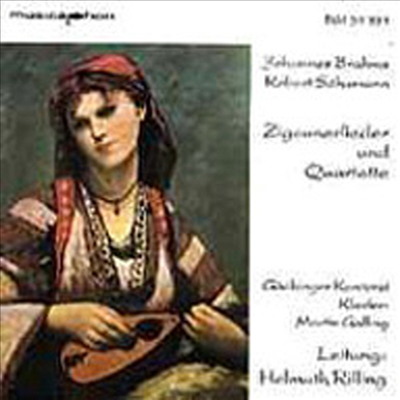 브람스 : 집시의 노래와 사중주 (Brahms : Gipsy Songs And Quartets)(CD) - Helmuth Rilling