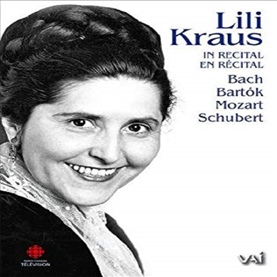 릴리 크라우스 리사이틀 - 바흐, 바르톡, 모차르트, 슈베르트 (Lili Kraus - In Recital)(DVD) - Lili Kraus