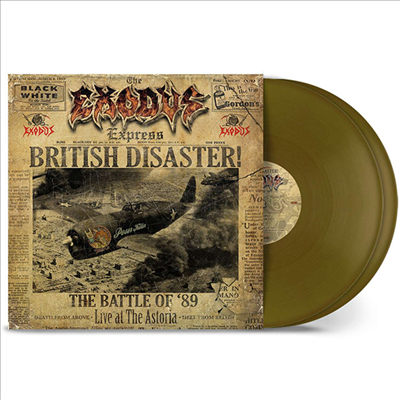 Exodus - British Disaster: The Battle Of '89 (Live At The Astoria) (Gold Vinyl 2LP)