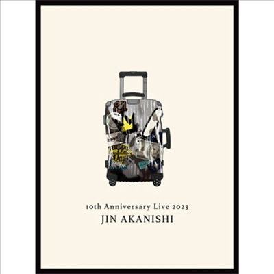 Akanishi Jin (아카니시 진) - 10th Anniversary Live 2023 (지역코드2)(2DVD+Photobook) (특별사양한정반)