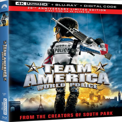 Team America: World Police (팀 아메리카: 세계 경찰) (2004)(한글무자막)(4K Ultra HD + Blu-ray)