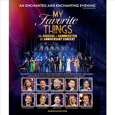 Various Artists - My Favorite Things: The Rodgers &amp; Hammerstein 80th Anniversary Concert (Blu-ray)(2024)