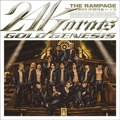 The Rampage From Exile Tribe (더 램페이지) - 24karats Gold Genesis (CD+DVD) (Live Ver.)