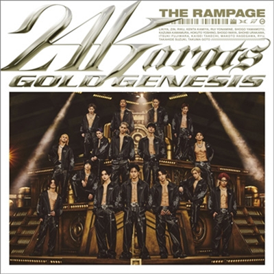 The Rampage From Exile Tribe (더 램페이지) - 24karats Gold Genesis (CD+DVD) (MV Ver.)