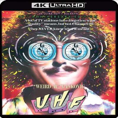 UHF (35th Anniversary Edition) (UHF 전쟁) (1989)(한글무자막)(4K Ultra HD + Blu-ray)
