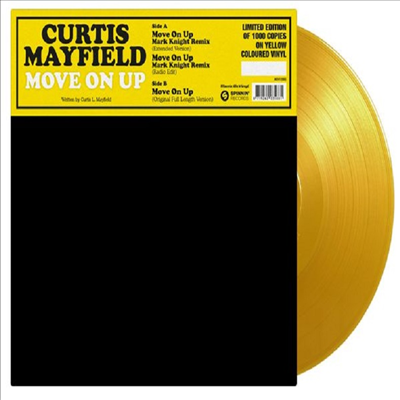 Curtis Mayfield - Move On Up (Mark Knight Remix) (Ltd)(180g)(45RPM)(12" Yellow Vinyl)(LP)