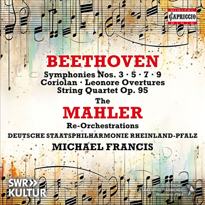 말러가 재해석한 베토벤: 교향곡 3, 5, 7 & 9번 (Beethoven: Symphonies Nos.3, 5, 7 & 9 - The Mahler Re-Orchestrations) (3CD) - Michael Francis