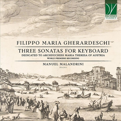 게라르데치: 피아노 소나타 1, 2 & 3번 (Gherardeschi: Piano Sonatas Nos.1, 2 & 3)(CD) - Manuel Malandrini