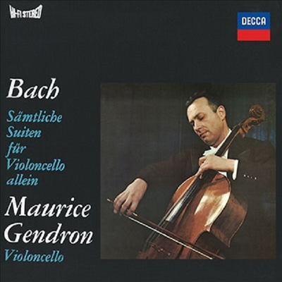 바흐: 무반주 첼로 모음곡 1-6번 (Bach: Cello Suites No.1-6 BWV 1007-1012) (Ltd)(DSD)(2SACD Hybrid)(일본 타워레코드 독점 한정반) - Maurice Gendron