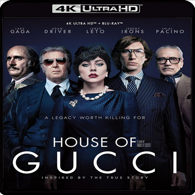 House of Gucci (하우스 오브 구찌) (2021)(한글무자막)(4K Ultra HD + Blu-ray)