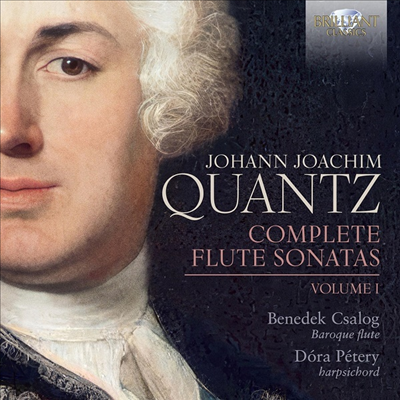 크반츠: 플루트 소나타 전곡 1집 (Quantz: Complete Flute Sonatas, Vol.1)(CD) - Benedek Csalog