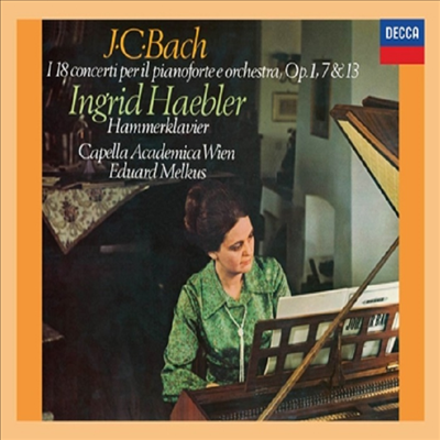 J.C. 바흐: 19 포르테피아노 협주곡 (J.C. Bach: 18 Concerti Per Il Pianoforte E Orchestra, Op. 1, 7 & 13) (Ltd)(4CD Boxset)(일본 타워레코드 독점 한정반) - Ingrid Hebuler