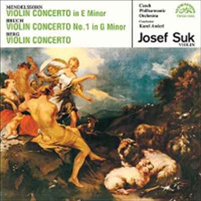 멘델스존, 브루흐, 베르크: 바이올린 협주곡 (Mendelssohn, Bruch, Berg: Violin Concertos) (Ltd)(DSD)(SACD Hybrid)(일본 타워레코드 독점 한정반) - Josef Suk