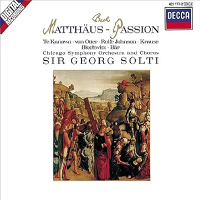 바흐: 마태 수난곡 (Bach: Matthaus-Passion BWV244) (Ltd)(3CD)(일본 타워레코드 독점 한정반) - Georg Solti