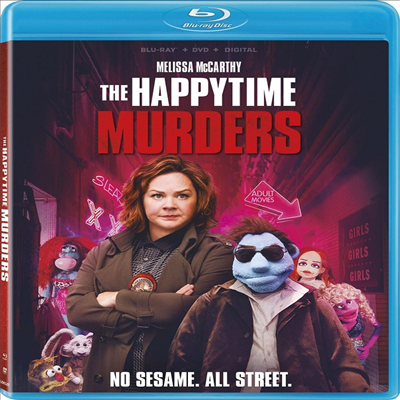 The Happytime Murders (해피타임 스파이) (2018)(한글무자막)(Blu-ray + DVD)