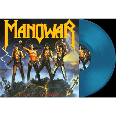 Manowar - Fighting For The World (Translucent Blue Vinyl LP)