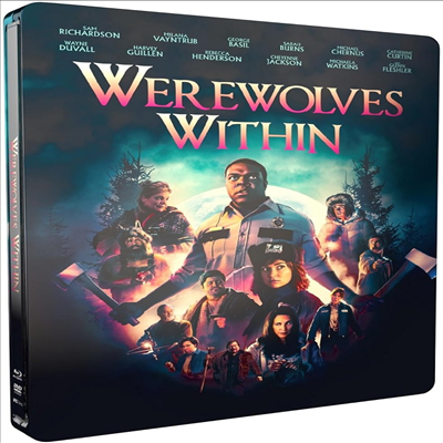 Werewolves Within (놈이 우리 안에 있다) (2021)(Steelbook)(한글무자막)(Blu-ray)