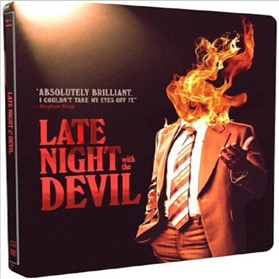 Late Night With the Devil (Limited Edition) (악마와의 토크쇼) (2023)(Steelbook)(한글무자막)(Blu-ray)