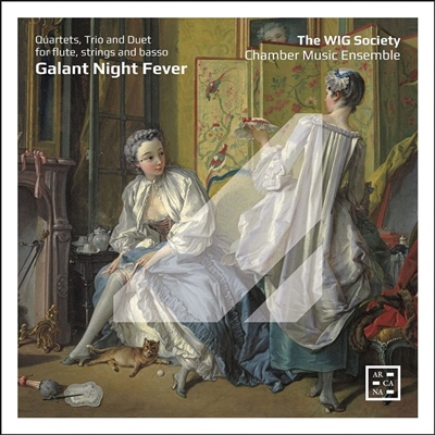 갈랑 밤의 열기 - 플루트와 현악을 위한 실내악 (Galant Night Fever - Chamber for Flute and Strings)(CD) - WIG Society