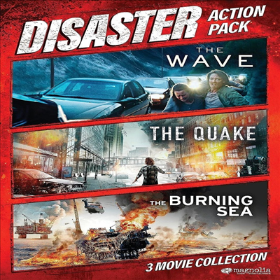 The Wave (Bolgen) (더 웨이브) (2015) / The Quake (Skjelvet) (더 퀘이크: 오슬로 대지진) / The Burning Sea (Nordsjoen) (더 버닝 씨) (2021)(지역코드1)(한글무자막)(DVD)