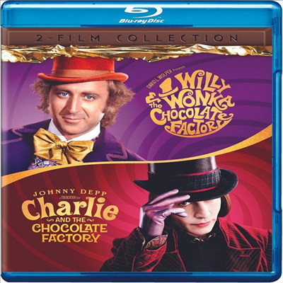 Willy Wonka and the Chocolate Factory (초콜릿 천국) (1971) / Charlie and the Chocolate Factory (2005)(한글무자막)(Blu-ray)