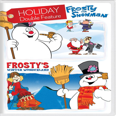 Frosty The Snowman (프로스티 더 스노우맨) (1969) / Frosty&#39;s Winter Wonderland (프로스티스 윈터 원더랜드) (1976)(지역코드1)(한글무자막)(DVD)