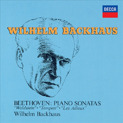 베토벤: 피아노 소나타 21, 17, 26번 (Beethoven: Piano Sonatas 'Waldstein', 'The Tempest', 'Les Adieux') (SHM-CD)(일본반) - Wilhelm Backhaus