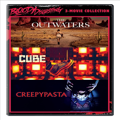 The Outwaters (더 아웃워터스) (2022) / Cube (큐브) (2021) / Creepypasta (크리피 파스타) (2023)(지역코드1)(한글무자막)(DVD)