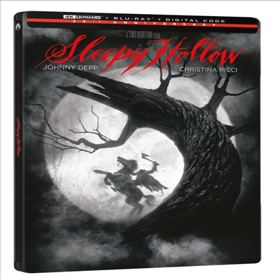 Sleepy Hollow (슬리피 할로우) (Steelbook)(4K Ultra HD+Blu-ray)(한글무자막)(4K Ultra HD)