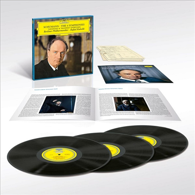 슈만: 교향곡 전곡 1 - 4번 (Schumann: Complete Symphonies Nos.1 - 4) (180g)(3LP) - Rafael Kubelik