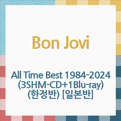 Bon Jovi - All Time Best 1984-2024 (3SHM-CD+1Blu-ray) (한정반) (일본반)