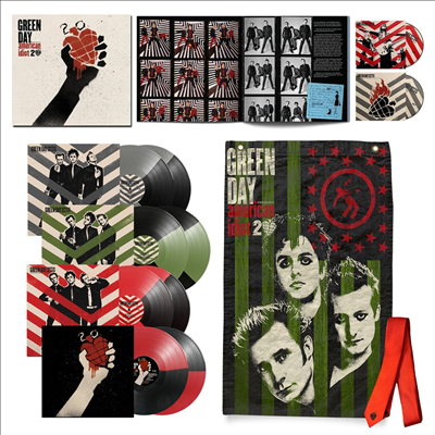 Green Day - American Idiot (20th Anniversary Edition)(Deluxe Edition)(Ltd)(Colored 8LP+2Blu-ray Box Set)