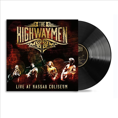 Highwaymen (Johnny Cash/Kris Kristofferson/Waylon Jennings / Willie Nelson) - Live At Nassau Coliseum (LP)