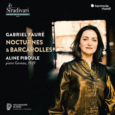 포레: 야상곡 & 뱃노래 (Faure: Nocturnes & Barcarolles)(CD) - Aline Piboule