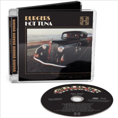 Hot Tuna - Burgers (Quadio) (Blu-ray Audio)(Blu-ray)(2024)