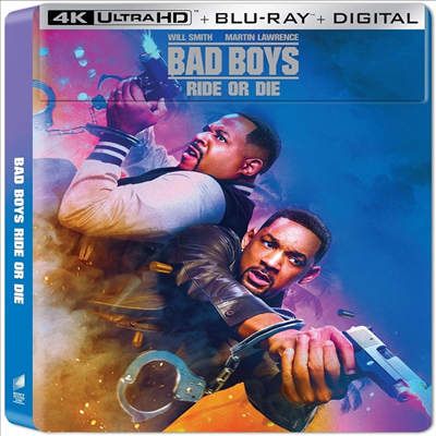 Bad Boys: Ride Or Die (나쁜 녀석들: 라이드 오어 다이) (2024)(Steelbook)(한글무자막)(4K Ultra HD + Blu-ray)