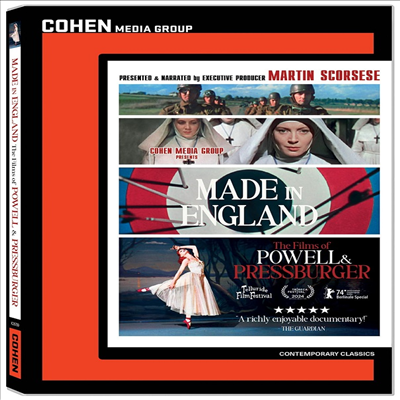 Made in England: The Films of Powell and Pressburger (메이드 인 잉글랜드: 더 필름스 오브 파웰 앤드 프레스버거) (2024)(지역코드1)(한글무자막)(DVD)