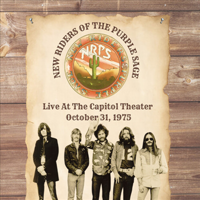 New Riders Of The Purple Sage - Live At The Capitol Theater - October 31 1975 (Remastered)(CD)