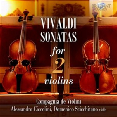 비발디:두 대의 바이오린 소나타, 자니: 이중주 (Vivaldi: Sonatas for 2 Violins, Zani: Duet for 2 Violin)(CD) - Alessandro Ciccolini