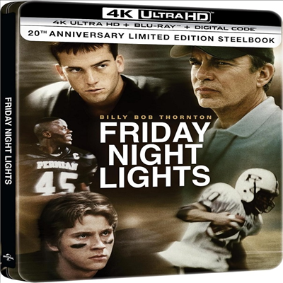 Friday Night Lights (프라이데이 나잇 라이트) (2004)(20th Anniversary Limited Edition Steelbook)(한글무자막)(4K Ultra HD + Blu-ray)