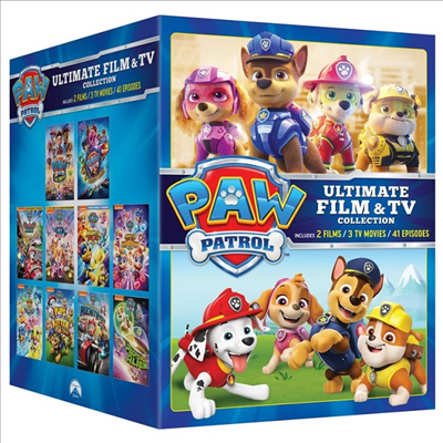 PAW Patrol: Ultimate Film And TV Collection (퍼피 구조대: 얼티밋 필름 앤 TV 컬렉션)(지역코드1)(한글무자막)(DVD)